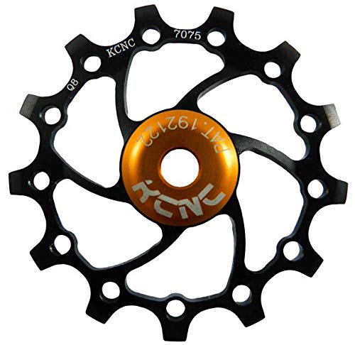 KCNC Ruleta Cambio Ultra X-Sync Monoplato Compatible Sram/Shimano Negro 14 Dientes