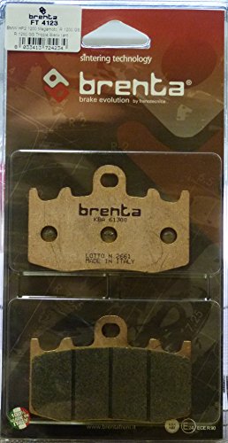 Plaquettes de frein moto Brenta FT 4123 metal fritte pour un freinage optimal