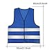 10 Pack High Visibility Vest for Adults Reflective Tape Bright Color Safety Vest Hi-Vis for Mens Womens