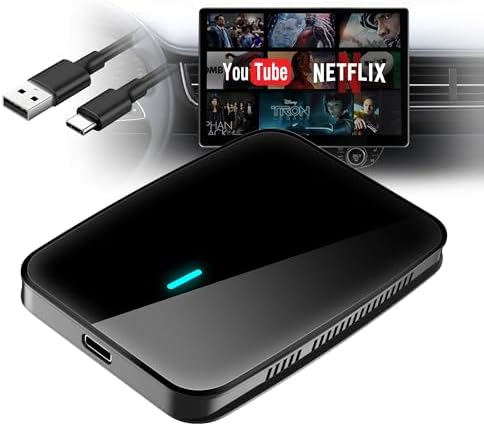 Adaptador Inalámbrico CarPlay Android Auto, CarPlay AI Box para C...