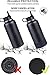 The Mass Straw Lid and Boot for Hydro Flask Wide Mouth and Other Brand Insulated Water Bottle (Fit Wide Mouth 32/40oz, Black)