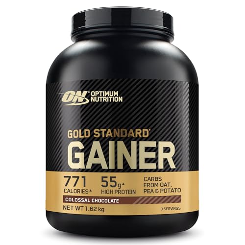 6 mejores Mass Gainers para ganar músculo 60 Optimum Nutrition Gold Standard Gainer, Proteína en Polvo para Ganar...