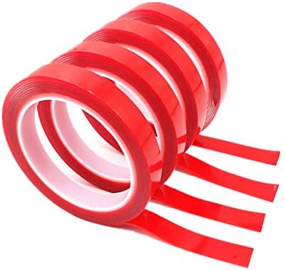 Vista 10 de Cinta nano de doble cara, cinta de montaje fuerte, adhesivo lavable sin rastros, gel invisible antideslizante (1 x 9 pies (0.984 in x 9.8 ft)