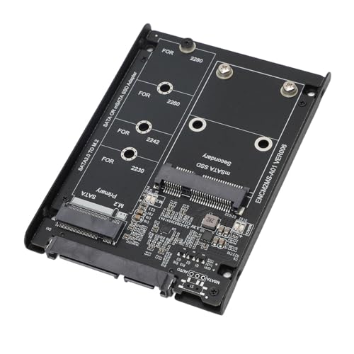 Adaptador Caja Externa SSD M2 NGFF MSATA 2.5 Pulg miniatura 2
