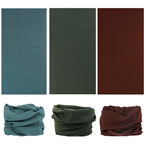 Image of 6PCS Outdoor Magic Headband Elastic Seamless Bandana Scarf UV Resistence Sport Headwear