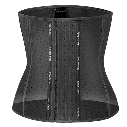 Fansport Corset d'entraînement élastique à 3 rangées de crochets - Ceinture de contrôle du ventre Cover