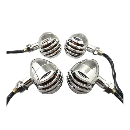 Clignotants universels pour motos lot de 4 feux de signalisation pour chopper et custom