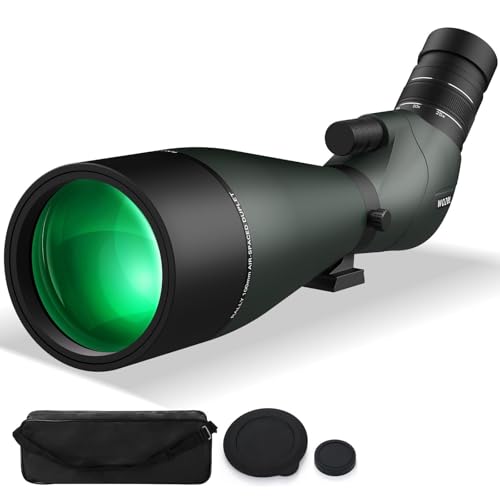 WOZEL 25-75x100 Spotting Scopes for Bird Watching - 45 Degree Angled BAK4 Prism High Definition Waterproof HD Spotter Scope for Bird Watching with Carrying Bag
