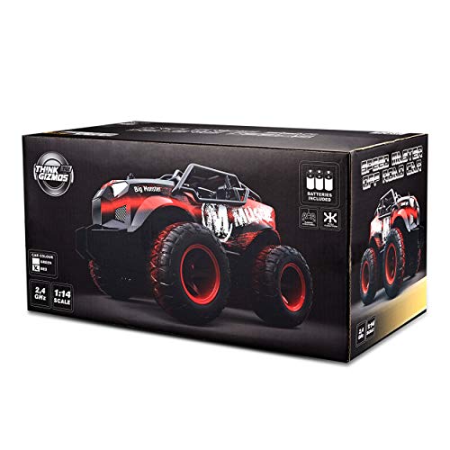 Think Gizmos Speed Master Off Road Toy Remote Control Car for Boys & Girls Aged 6 7 8 9 10 + (Red TG709-R) - Thumbnail 2