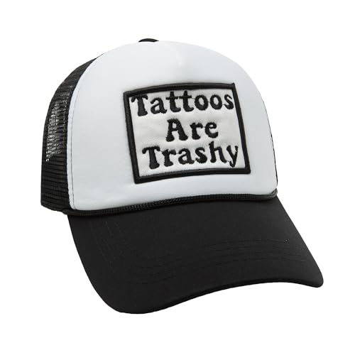 Image of Embroidered Lettering Print Truck Hat Baseball Cap Trucker Mesh Snapback Hat