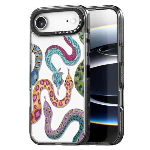 Coque de protection iPhone Air motif serpent amusant noir 6,6"