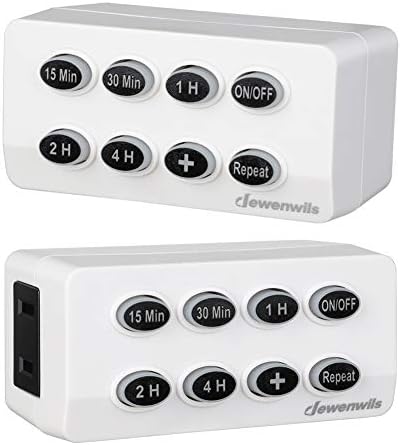 DEWENWILS Indoor Countdown Timer with Repeat Function and Lit Up ...