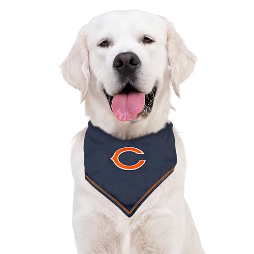 image for Pets First NFL Chicago Bears TIE Bandana, Large/X-Large. Dog Cat Scarf