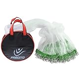 Nylon Monofilament Cast net,Japanese & Korean Style Throw Cast Net, with Iron Chain Weights Saltwater and Freshwater, Fishing Cast Net for Bait Trap Fish 3/8(Green 10FT)