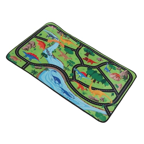 SAFIGLE Tapis de Jeu Pliable pour Garçon et Filles en Polyester Motif Dinosaure, Multifonctionnel pour Salle de Jeux, Adapté aux Tout-Petits et Garçon et...