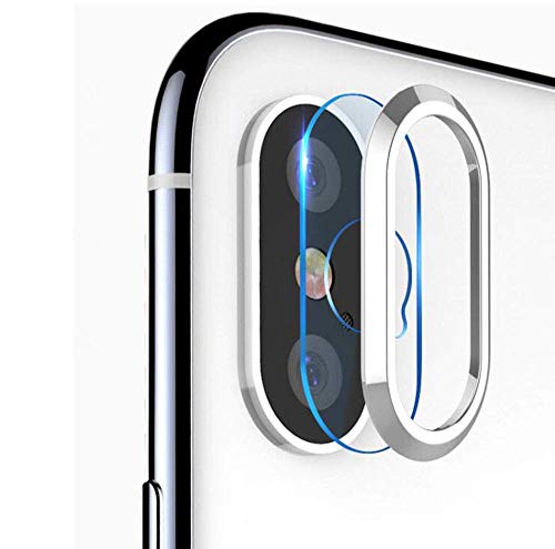 iPhone XS Camera Lens Protector, Vicstar iPhone XS Cámara Protector de Pantalla - Aleación de Aluminio Anillo de Metal iPhone XS Camera Lente Funda Protectora y Protector de Pantalla