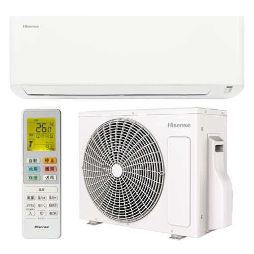 ハイセンス エアコン 6畳 2.2kW どっちも解凍洗浄 内部クリーン...