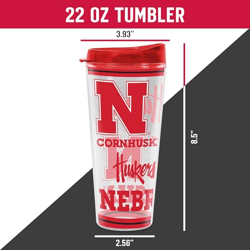 Image of Rico Industries NCAA College Double Wall Mayhem 16oz Or 20oz Tritan Tumbler W Lid