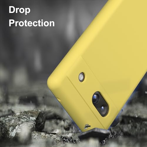 Funda de silicona líquida para Google Pixel 7a delgada e impermeable de 6.1 pulgadas 6