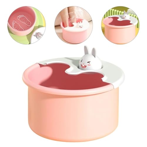 Spa de pies lavable color naranja para uso en casa miniatura 5