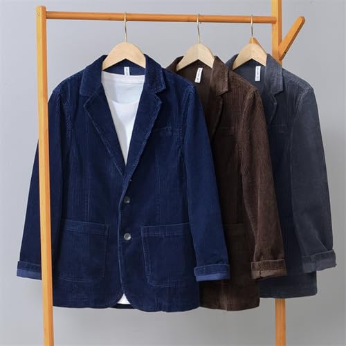 Men's Blazer Cotton Suit Jacket Casual Solid Color Loose Daily Suit Coats2