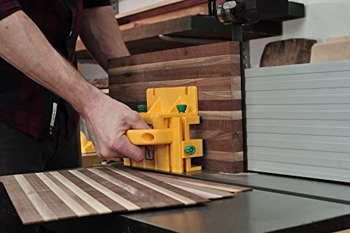 MICROJIG GRR-Ripper GR-100 3D Adjustable Table Saw Pushblock, 2-Pack, Yellow