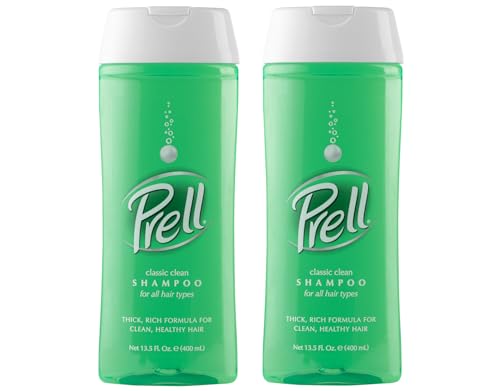 Prell Classic Clean Shampoo for All Hair Types, 13.5 fl oz - Pack of 2