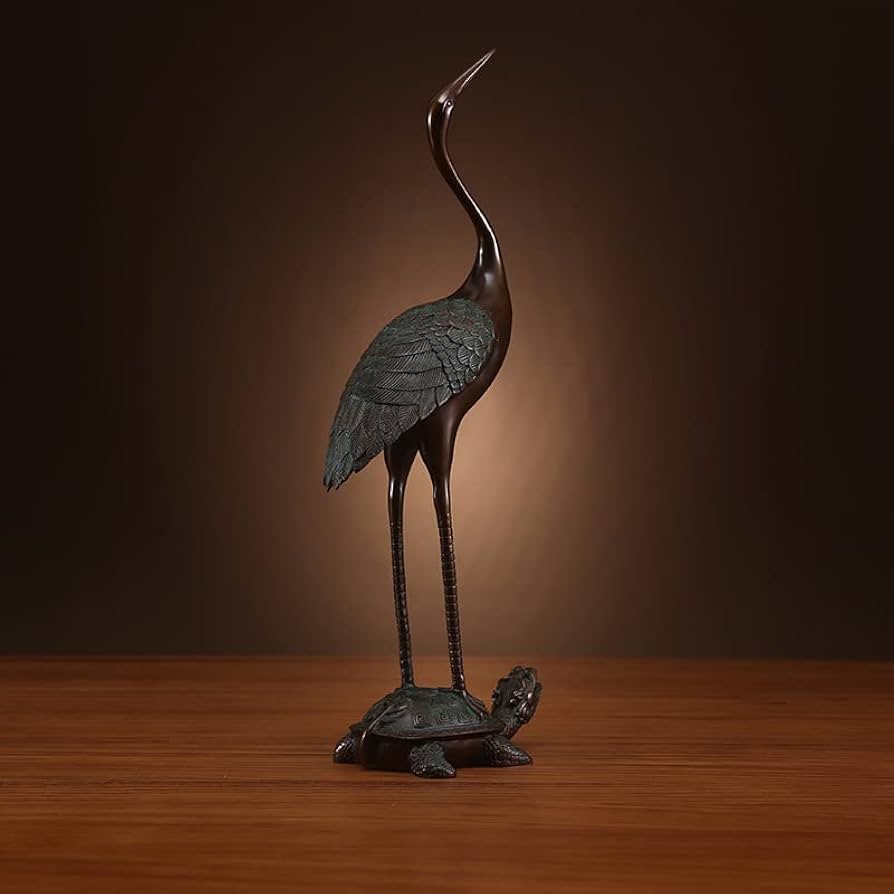 金工名品　古銅宣徳銅　亀　置物　盆景　N　8600E 金工名品 古銅宣徳銅 亀 置物 盆景 N 8600E