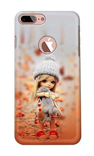Image of PRINTFIDAA Doll Cute Girl Amazing Beauty Little Kid Child Playing Hard Back Cover for iPhone 7 Plus Logo (5.5 inch) / iPhone 8 Plus Logo (5.5 inch), A1784 Back Cover -(P6) KAT1001