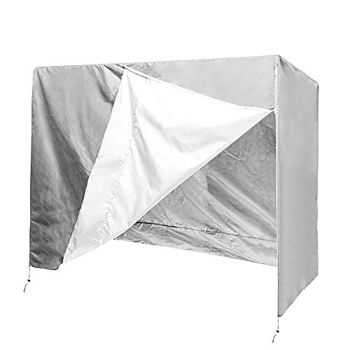 QEES Swing Chair Cover, Heavy Duty Waterproof 3 Swing Seaters Cover, Hammock Canopy Swing Cover, Patio Furniture Cover