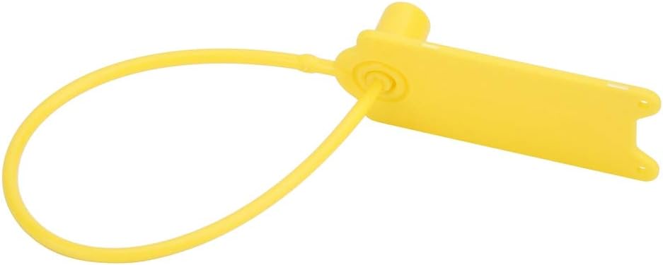 195mm Colourful Cable Ties Cable Zip Ties For Clothes Suitcase Shoes Bag Label Tag 100 Pcs (Yellow)