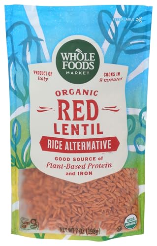 Whole Foods Market Organic Red Lentil Rice Alternative, 7 OZ image 3