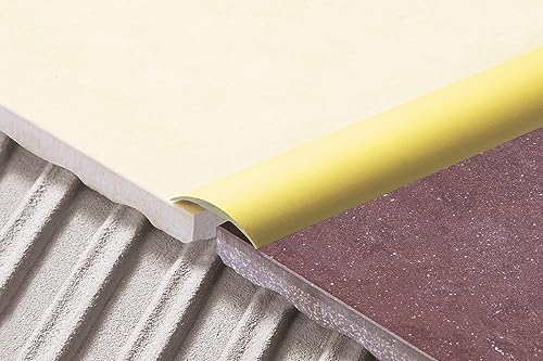 Schutzleiste/Übergangsschiene/Übergangsprofil mit Laminat/Holzdekor mit Dübeln schmal Selbstklebend 30mm, buche