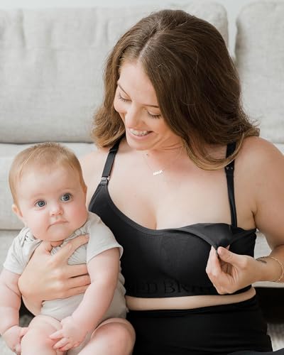 Image of Kindred Bravely Sublime Low Impact Maternity Nursing Sports Bra, Racerback | Wireless & breathable pullover racerback with removable padding, clip-down nursing. Pregnancy to postpartum, wearable pumps