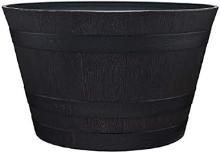 Southern Patio HDR-007197 Whiskey Barrel, Kentucky Walnut, 15.5"