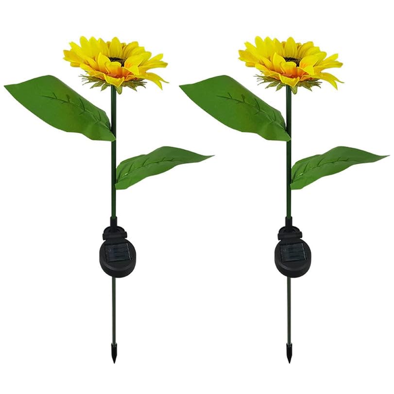 Oblivion 2pc Outdoor Solar Sunflower Lights, Intelligent Light Control, Waterproof Landscape Stake Lights for Smart, Energy-Efficient, and Decorative Pathway (B0CS6KXW3R) Amazon Price History, Amazon Price Tracker