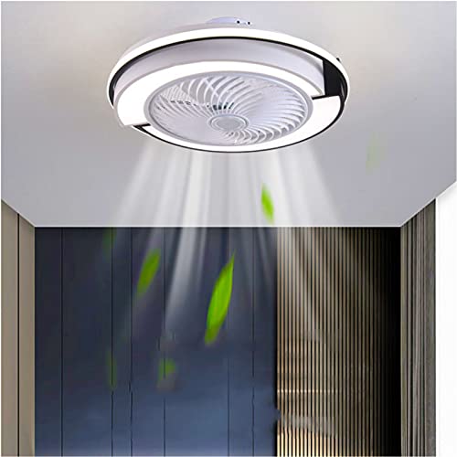 Ventilateur de plafond avec lampe LED dimmable et télécommande 40W pour salon - 3
