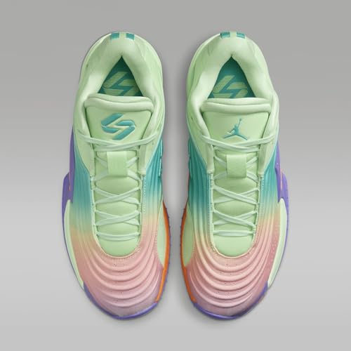 Luka 3 "Blurred Vision Basketball Shoes (HQ4255-300, Vapor Green/Cone/Psychic Purple/Hyper Jade) Size 114
