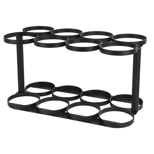 Oxygen Tank Holder Oxygen Tank Rack Detachable Medical Oxygen Tank Holder Heavy Duty Oxygen Cylinder Rack for Storage and Transportation Floor Mountable Oxygen Rack 4.57 Diameter