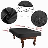 MZSX housse de billard 2,1 m en tissu Oxford noir photo 3