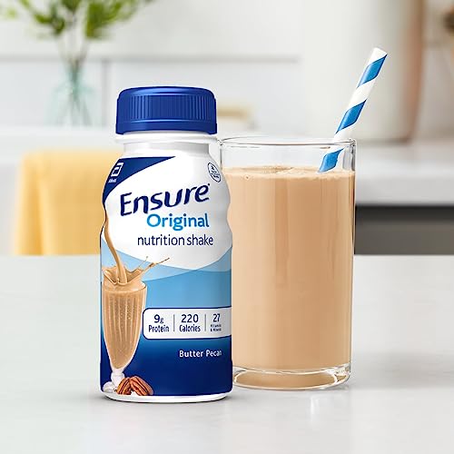 Ensure Original Butter Pecan Nutrition Shake | Small Meal Replacement Shake | Ready To Drink | 9g Protein, 27 Vitamins and Minerals | 8 fl oz - 24 Pack - image 8