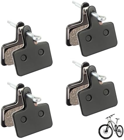 4 Pares Pastillas de Freno Bicicleta, Pastillas Freno Disco Compa...