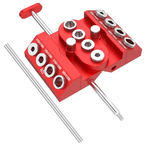 Guía de taladro 30, 45, 90, guía de taladro angular, aleación de aluminio, localizador de taladro multiángulo con 2 niveles de torpedo, 4 tamaños, guía de agujeros de taladro, uso en superficies