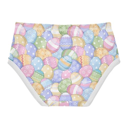 Little Girls' Soft Cotton Underwear Kids Breathable Comfort Cute Easter Eggs Panties Briefs Toddler2