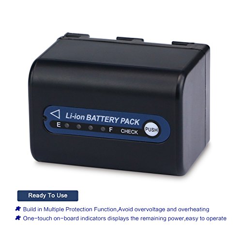 Melasta 7.2V 3000Mah Li-Ion Np-Qm71 Battery Compatible With Sony Camcorder Np-Qm70 Qm71D Np-Fm50 Np-Fm30 Np-Fm70 Np-Fm71 Np-Fm90 Camera #TOP4