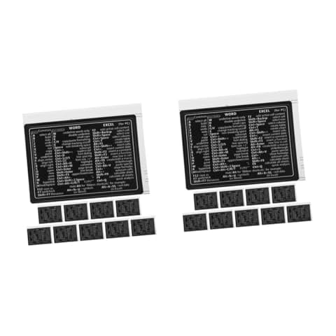 Autocollants Clavier Lurrose 2 Ensembles Cover