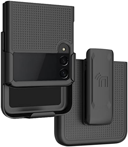 Holster Combo for Samsung Galaxy Z Flip 3 Phone Case with Belt Clip - Black