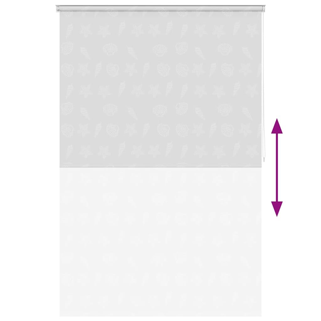 vidaXL Tenda a Rullo per Doccia 160x240 cm Stella Marina
