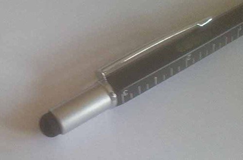 Nero Tool penna a sfera con livella, cacciavite