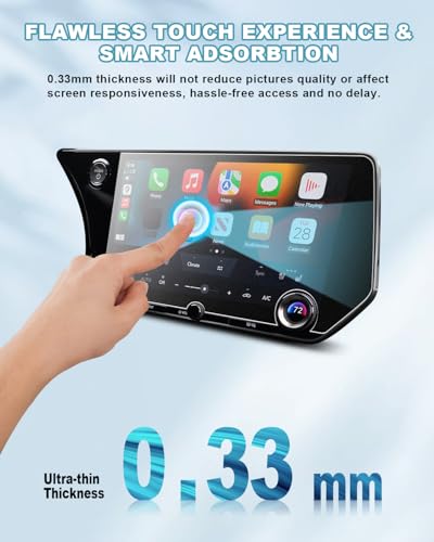 Image of CDEFG for 2025 2026 Lexus RX Screen Protector Matte Anti Glare for 14 Inch Touchscreen Tempered Glass 2023 2024 2025 2026 RX / 2024-2026 Lexus TX Accessories Screen Cover Anti-Fingerprint 9H Hardness
